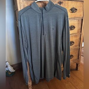 Carhartt Gray Relaxed Fit Half Zip Pullover